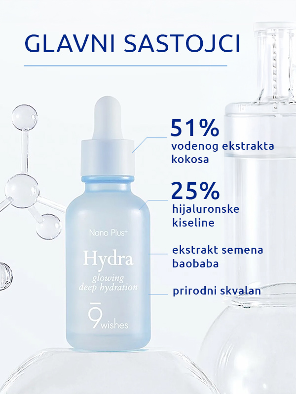 9wishes Hydra ampula serum 30ml