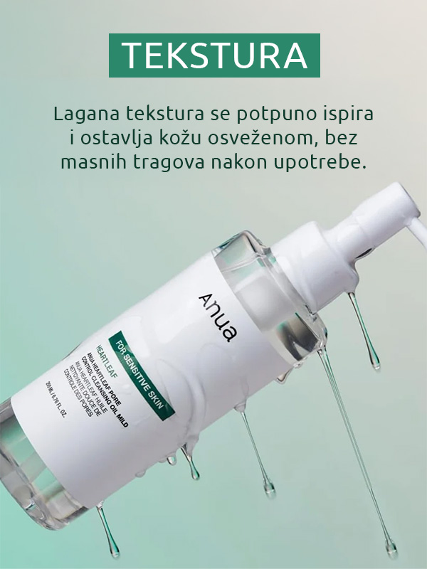 Anua Hearleaf Pore Control lagano ulje za čišćenje lica 200ml