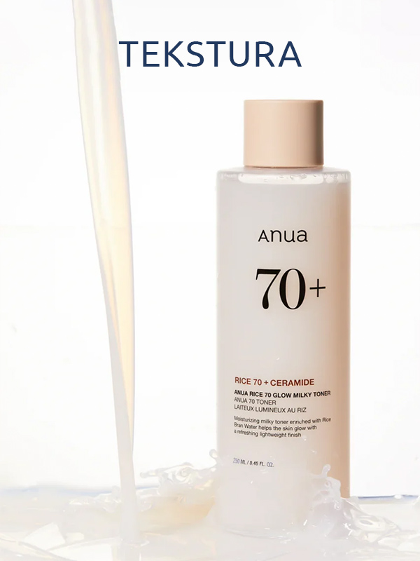 Anua Rice 70 Glow Milky toner 250ml