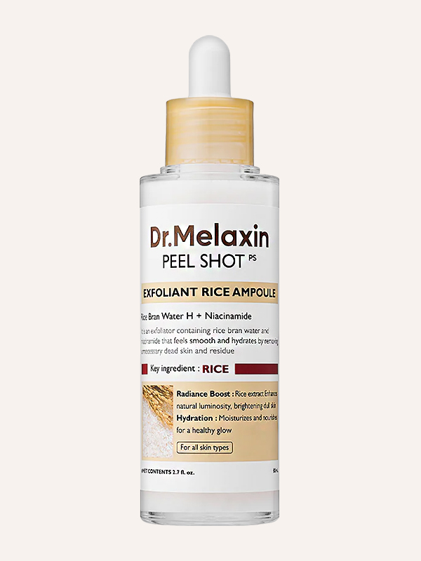 Dr.Melaxin Peel Shot Exfoliant White Rice ampula 80ml