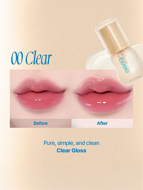 fwee 3D Changing gloss sjaj za usne 0 Clear 5.3g