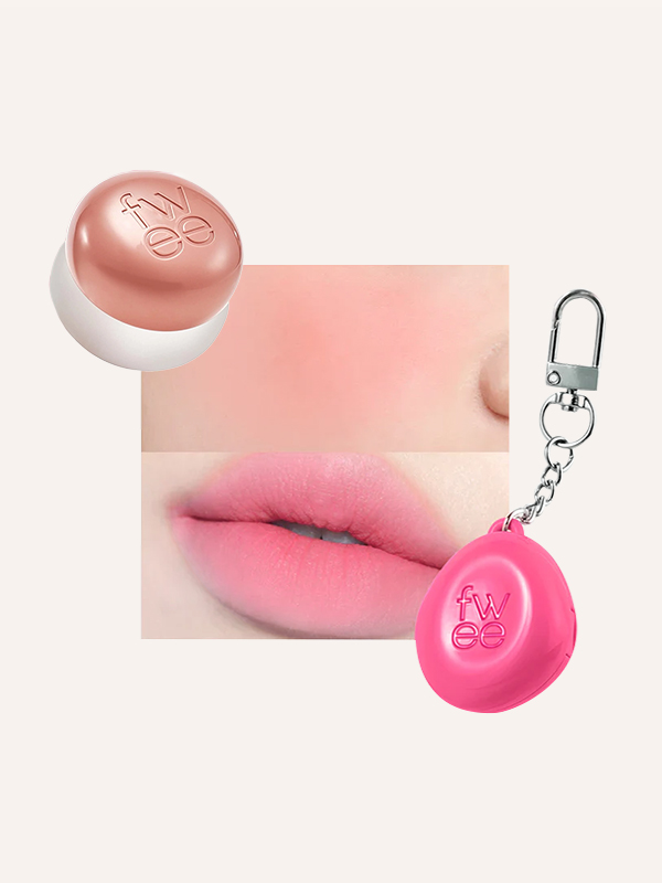 fwee Keyring Lip&Cheek Blurry Pudding Pot ND02 Like rumenilo/ruž za usne 5g