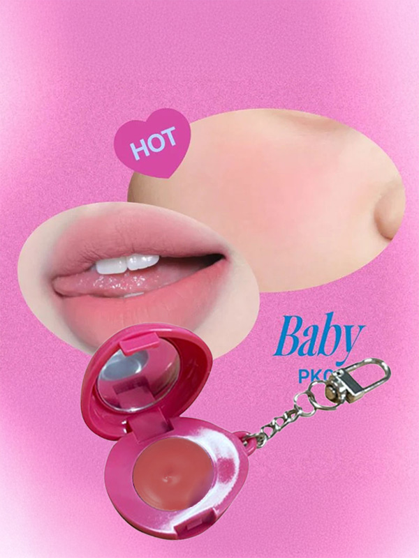 fwee Keyring Lip&Cheek Blurry Pudding Pot PK01 Baby rumenilo/ruž za usne 5g