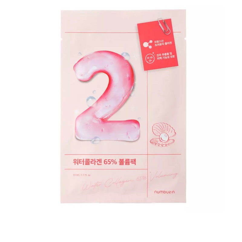 Numbuzin No.2 Water Collagen 65% Voluming Sheet maska 33ml