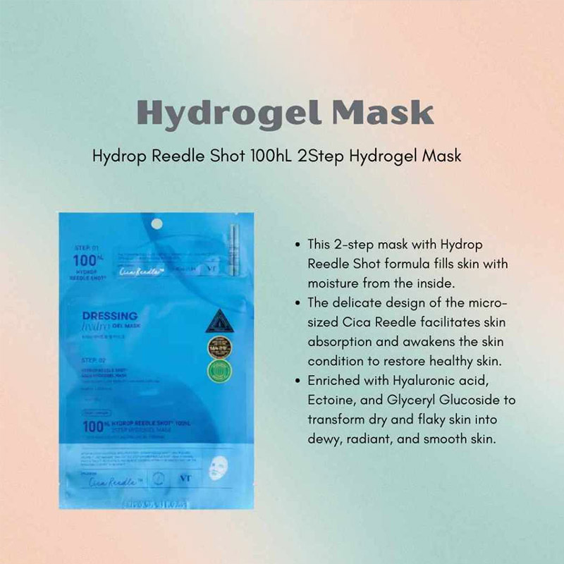 VT Cosmetics Hydrop Reedle Shot® 2-step hydrogel maska 100hl 33g