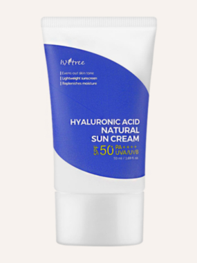 Isntree Hyaluronic Acid Natural Sun SPF 50+ PA++++ krema 50ml