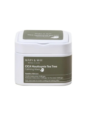 Mary&May Cica Houttuynia Tea tree umirujuća sheet maska 400g/30kom